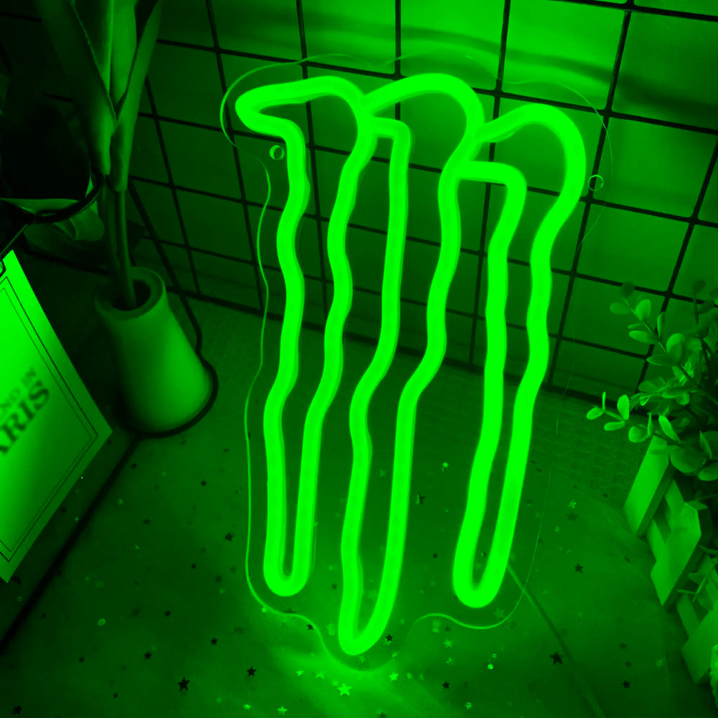Green Monster Neon Sign, Monster Claw Scratch Shaped Light up LED Sign, Neon Lights, Decorative Neon Light, Neon Lamps, Home Decor Light, Powered by USB, Dimmable Wall Hanging Art Sign For Bedroom, Game Room, Teen Room, Man Cave
